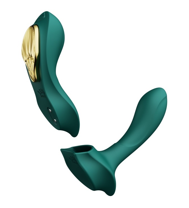 Zalo - Aya APP Wearable Vibrator - Turquoise Green photo-2 Zalo - Aya APP Wearable Vibrator - Turquoise Green photo-2