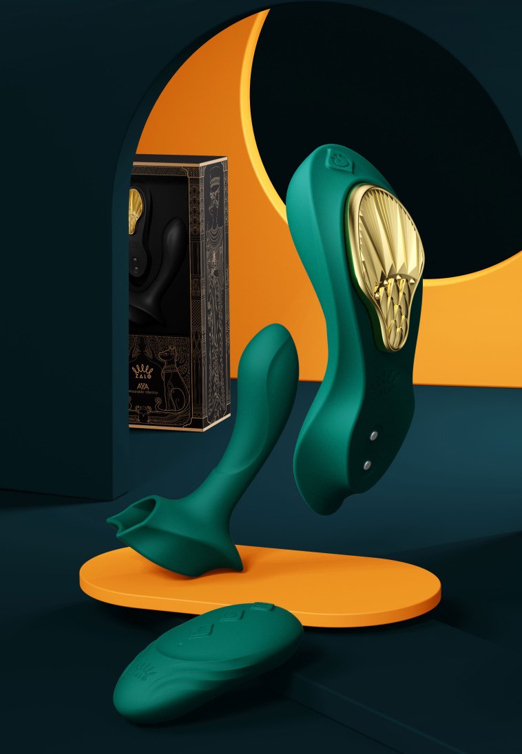 Zalo - Aya APP Wearable Vibrator - Turquoise Green photo-18 Zalo - Aya APP Wearable Vibrator - Turquoise Green photo-18