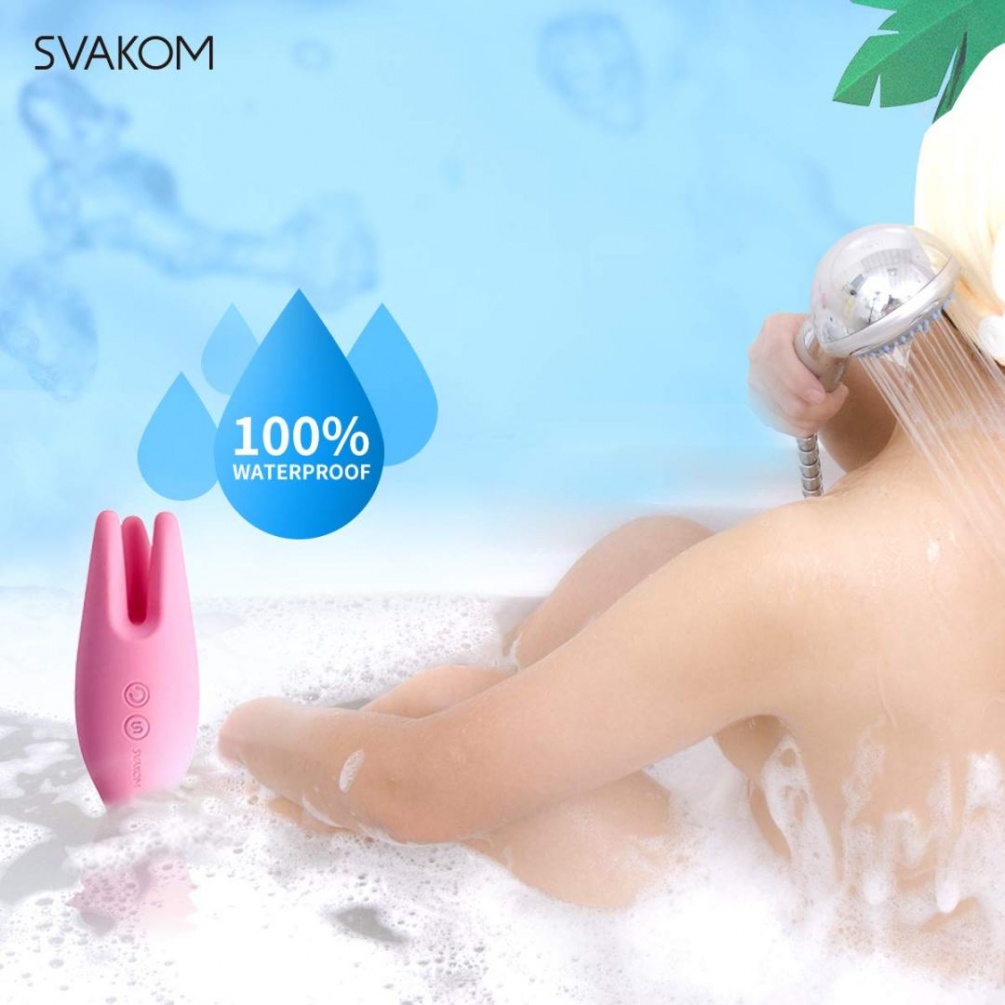 SVAKOM - Nymph Stimulator - Pale Pink photo-14