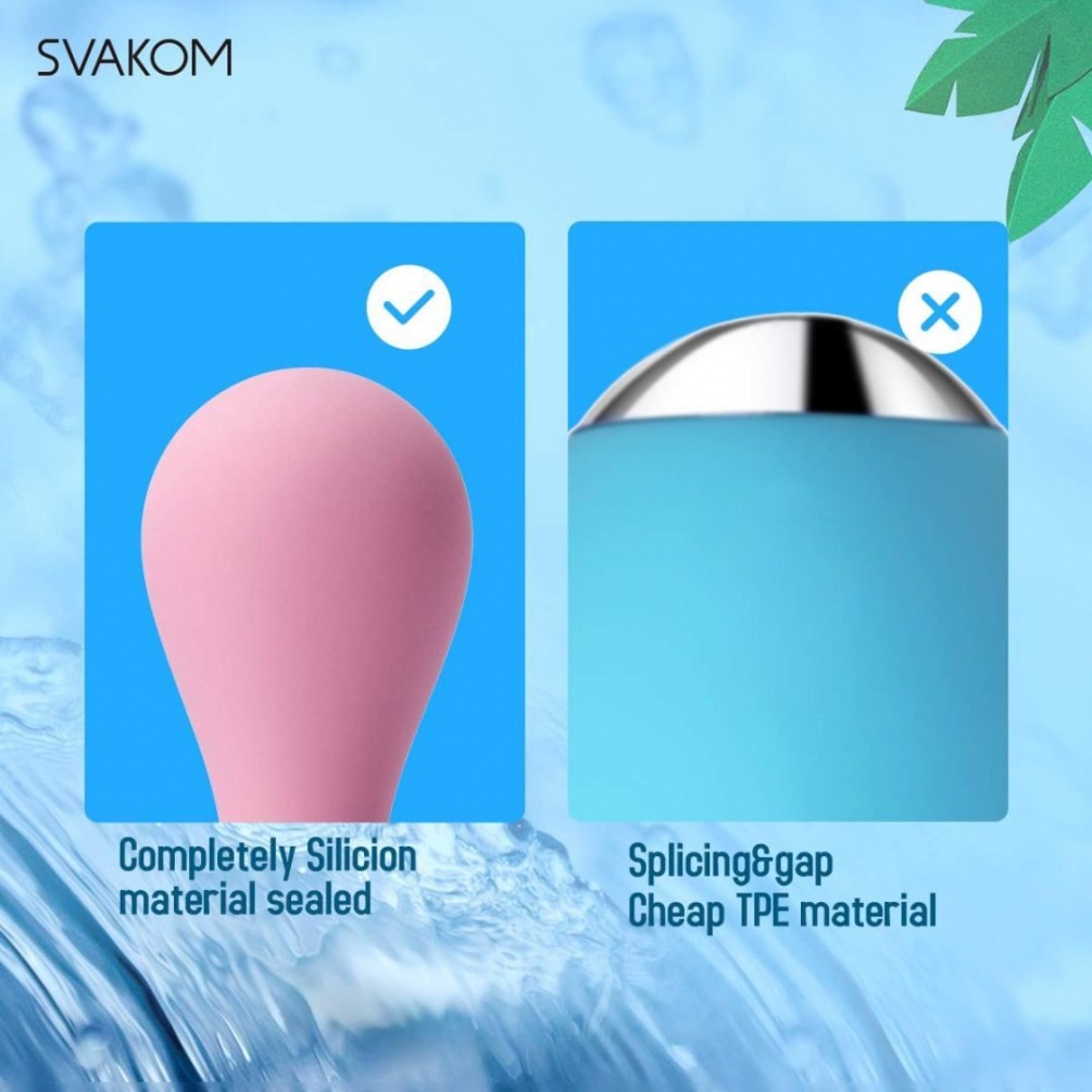 SVAKOM - Nymph Stimulator - Pale Pink photo-16