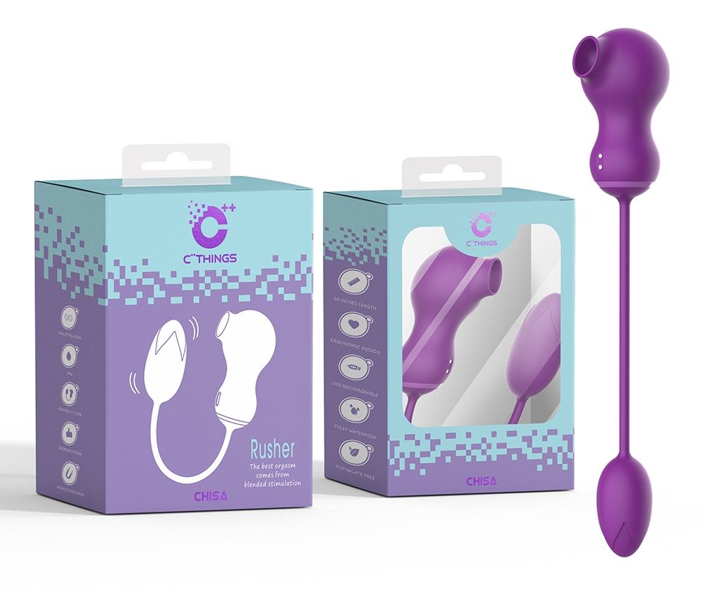 Chisa - Rusher Clitoral Vibrator - Purple photo-5