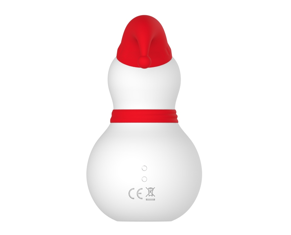 Chisa - Snowman Sucking Massager - Red photo-5