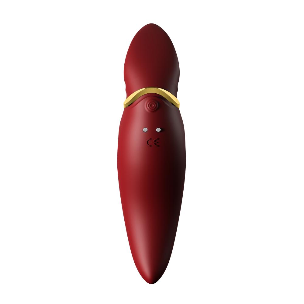 Zalo - Hero APP 2in1 Clitoral Massager - Wine Red photo-5