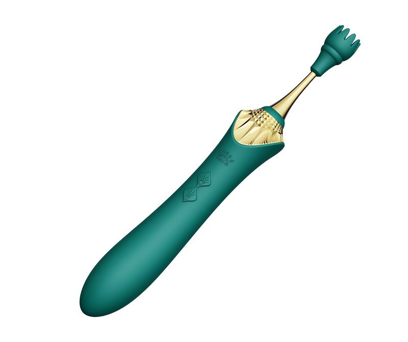 Zalo - Bess APP Dual Vibrator - Turquoise Green photo-4