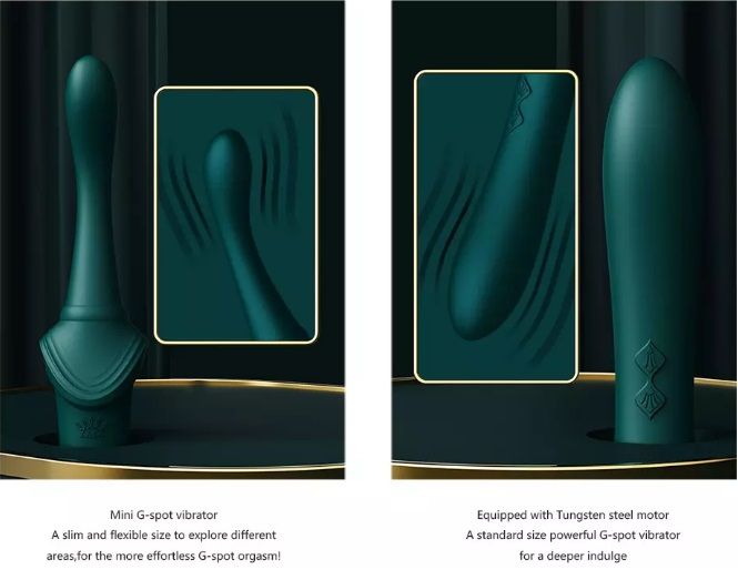 Zalo - Bess APP Dual Vibrator - Turquoise Green photo-14