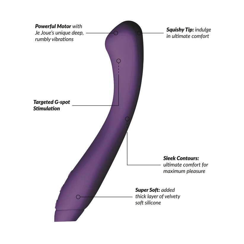 Je Joue - Juno G-Spot Vibrator - Purple photo-7
