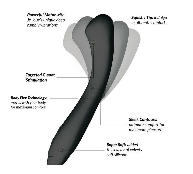 Je Joue - Juno Flex G-Spot - Black photo-5