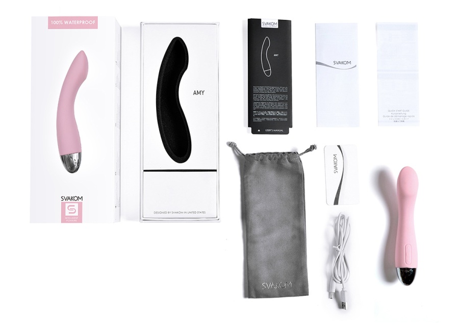 SVAKOM - Amy Firm G-spot Vibrator - Violet photo-9