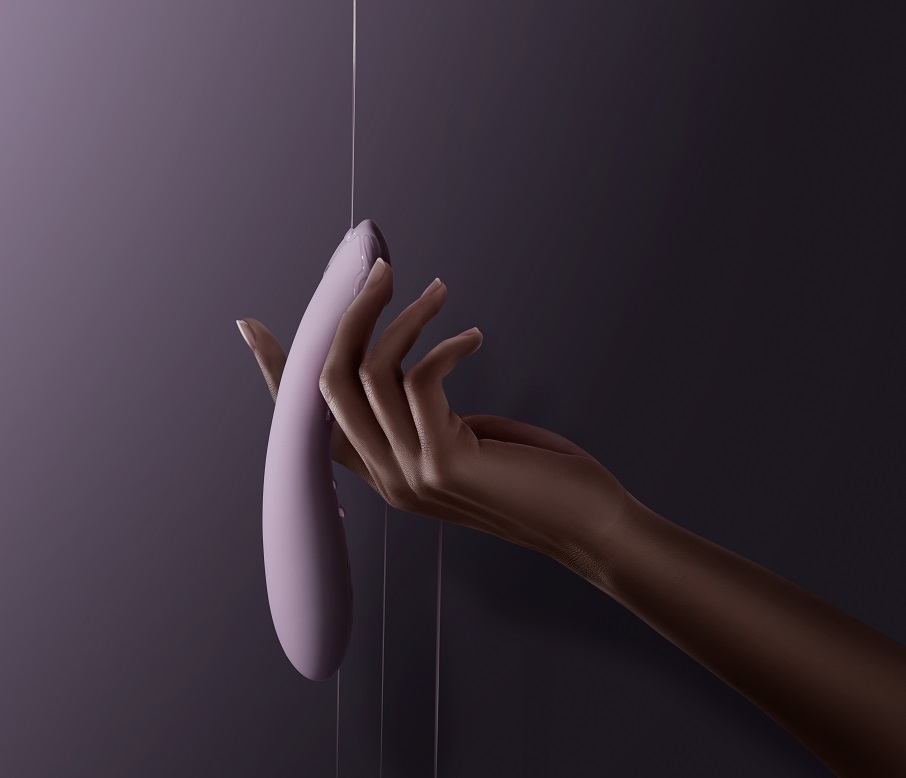 SVAKOM - Amy 2 Flexible G-spot Vibrator - Pastel Lilac photo-2