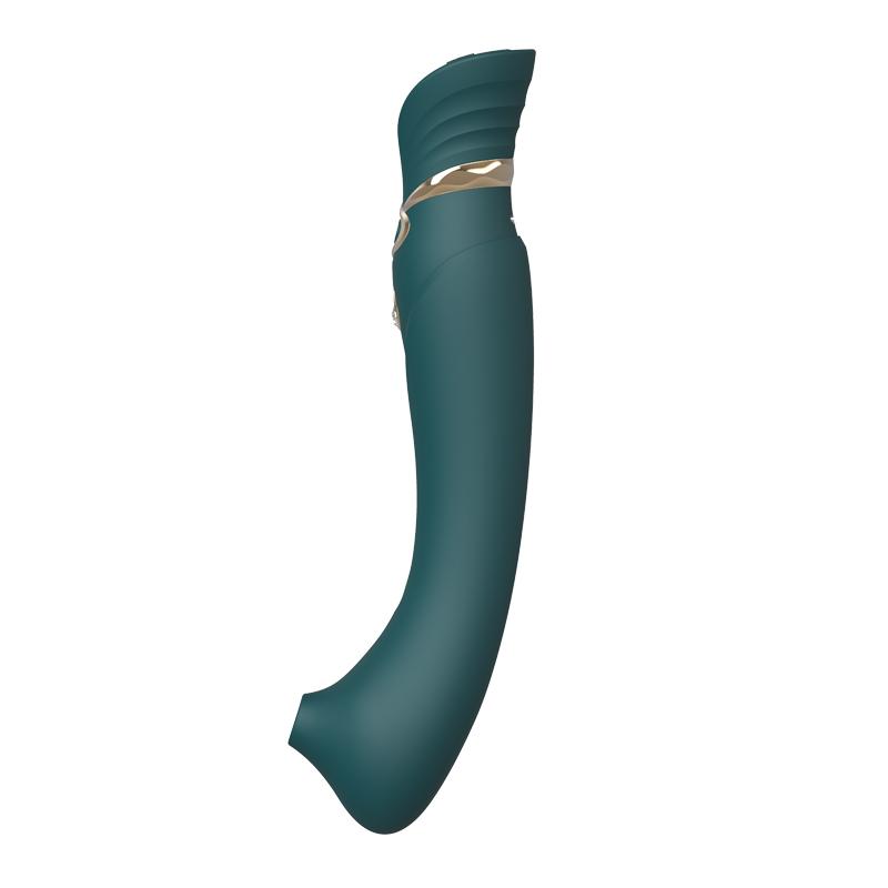 Zalo - Queen APP Heating Vibro Set - Jewel Green photo-6