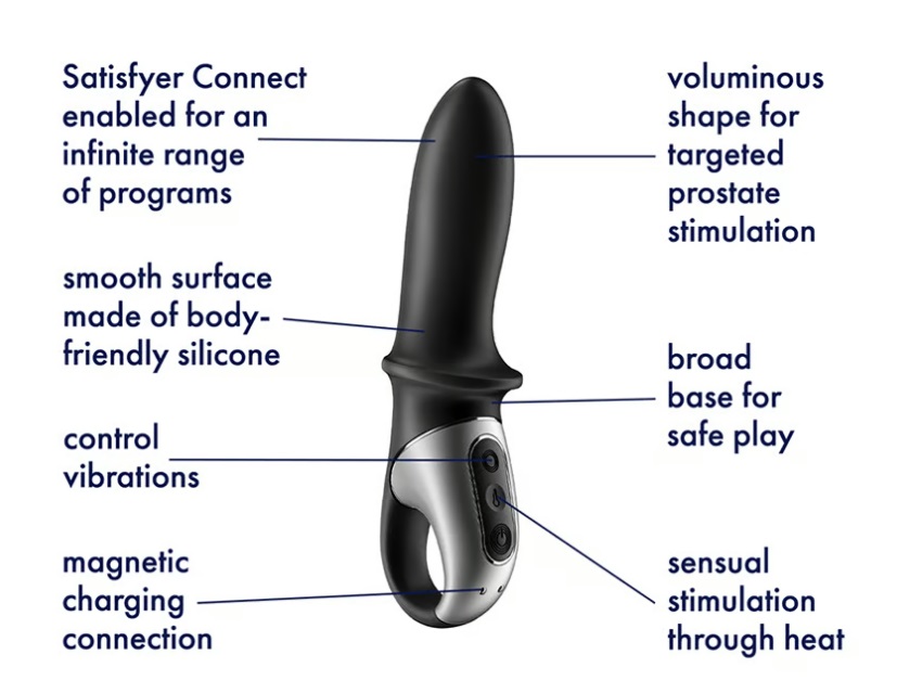 Satisfyer - Hot Passion Vibrator - Black photo-4