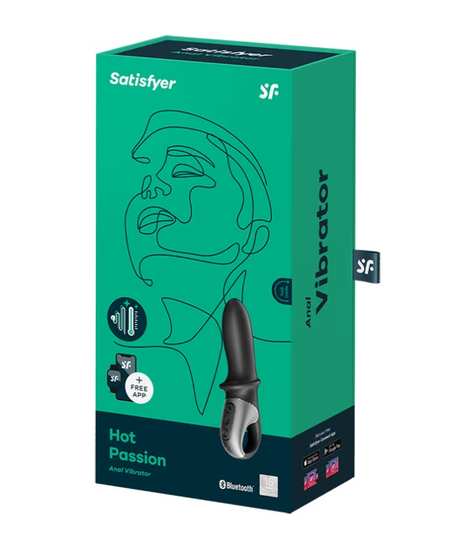 Satisfyer - Hot Passion Vibrator - Black photo-5