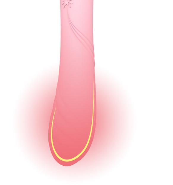 Zalo - Courage Heating G-spot Vibrator - Fairy Pink photo-5