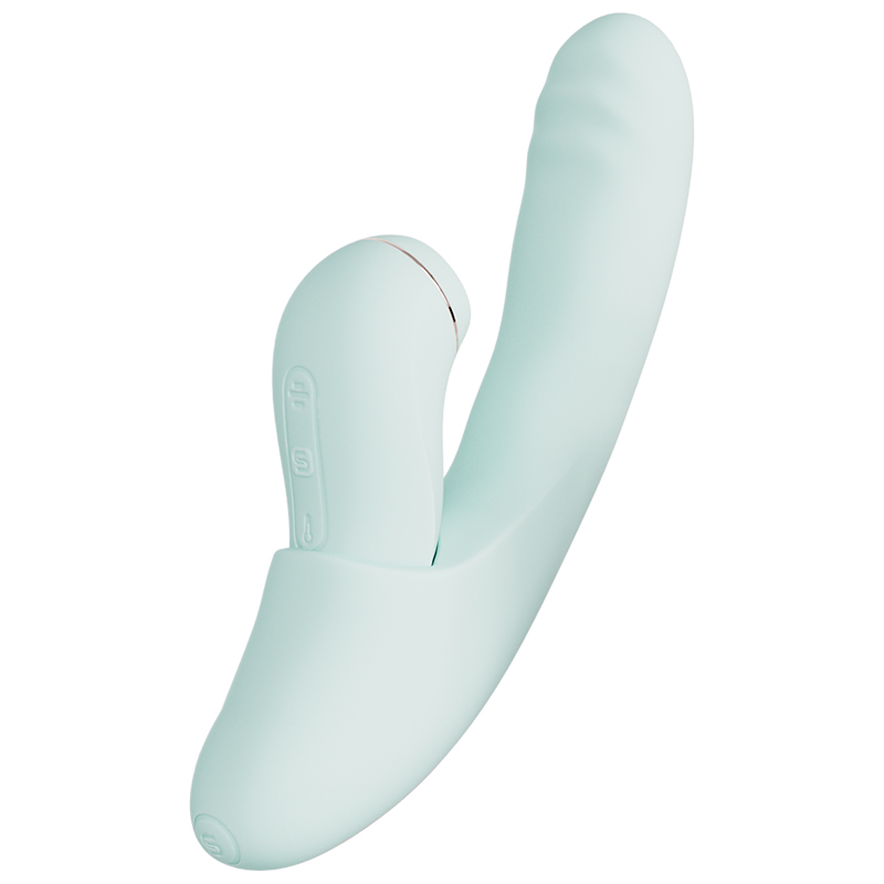 SVAKOM - Fatima Remote Controlled Rabbit Vibrator - Light Green photo-2