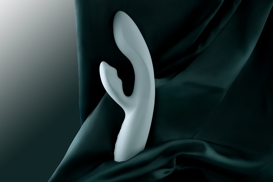 SVAKOM - Chika APP Rabbit Vibrator - Turquoise Grey photo-10