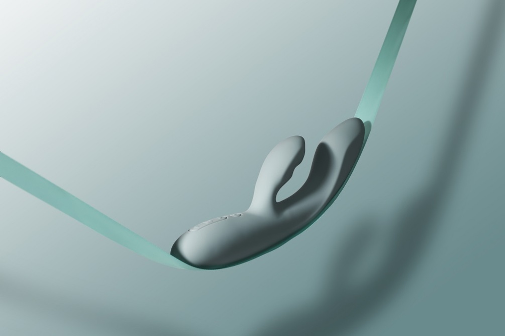 SVAKOM - Chika APP Rabbit Vibrator - Turquoise Grey photo-11