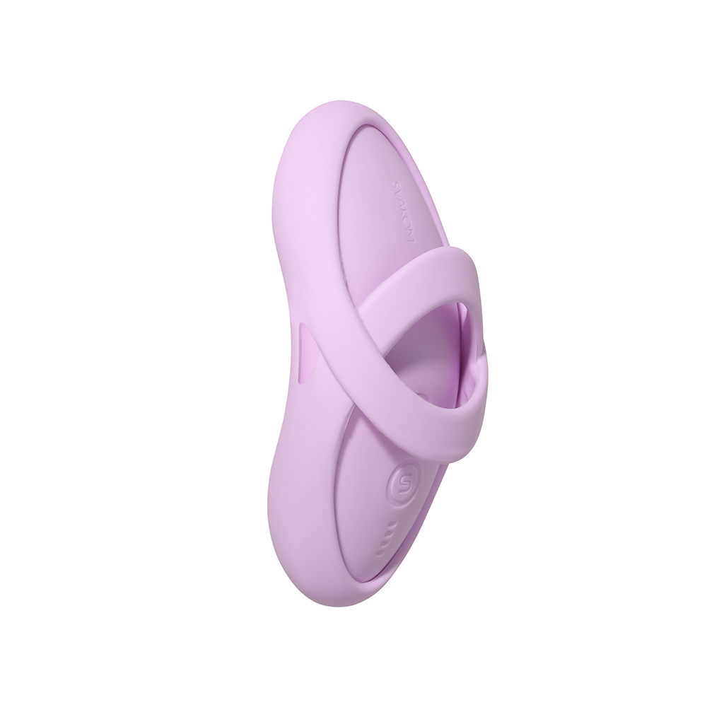 SVAKOM - Echo 2 APP Flexible Finger Vibrator - Pink Lilac photo-4