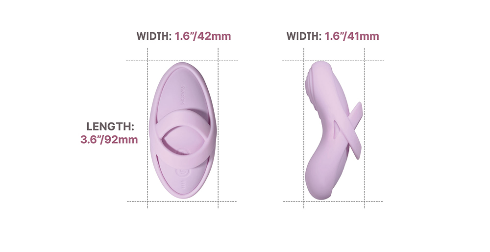 SVAKOM - Echo 2 APP Flexible Finger Vibrator - Pink Lilac photo-10
