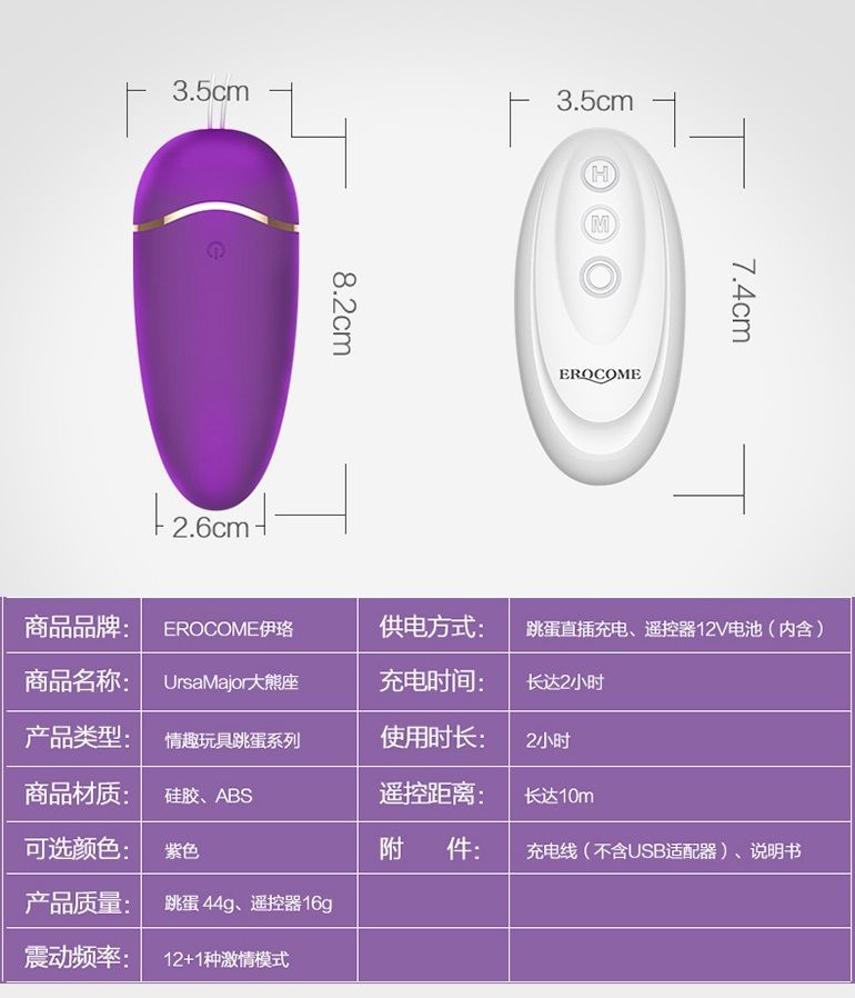 Erocome - UrsaMajor - Heating Egg - Purple photo-26