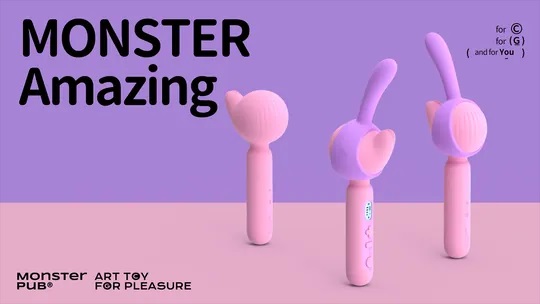 Monster Pub - Monster Amazing Massager - Pink photo-24