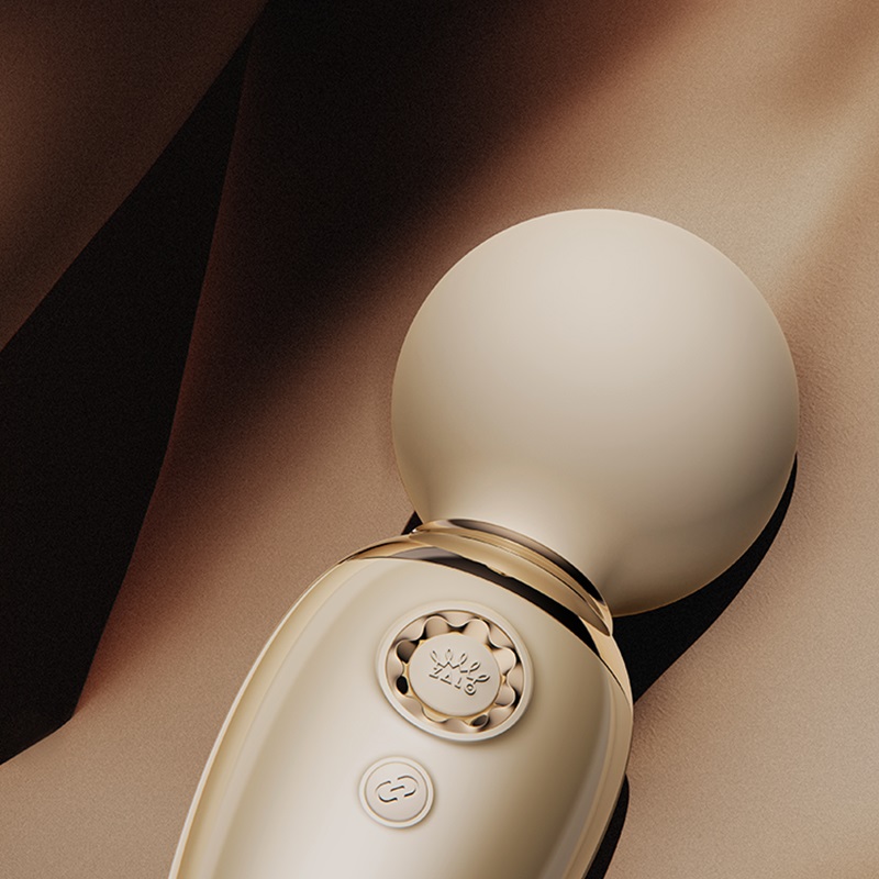 Zalo - Ava APP Mini Wand Massager - Ivory White photo-10