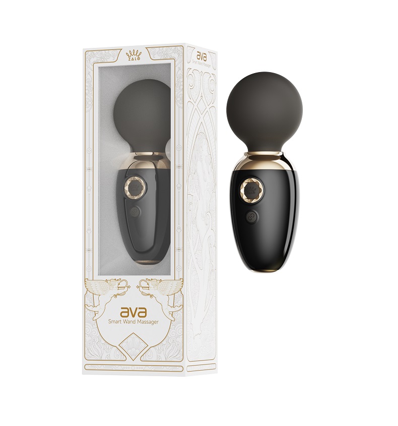 Zalo - Ava APP Mini Wand Massager - Obsidian Black photo-10