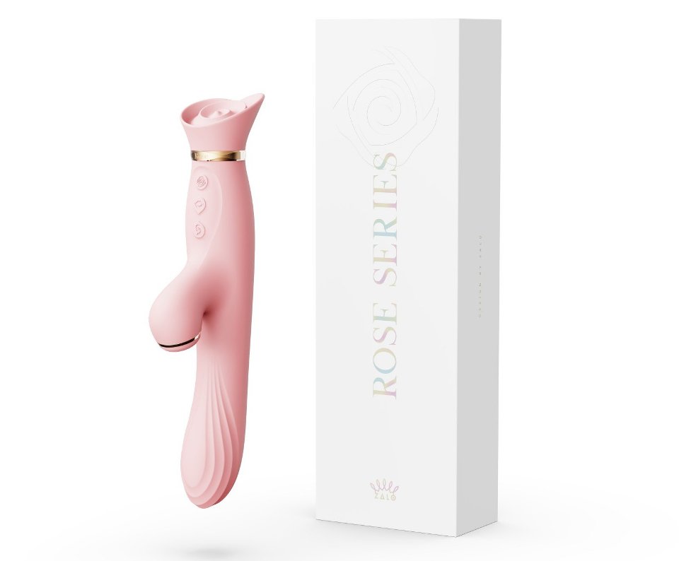 Zalo - Rose Vibrator - Strawberry Pink photo-14