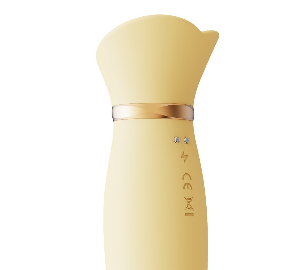 Zalo - Rose Vibrator - Lemon Yellow photo-4