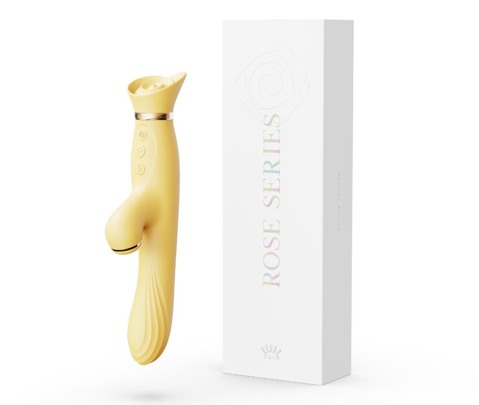 Zalo - Rose Vibrator - Lemon Yellow photo-14