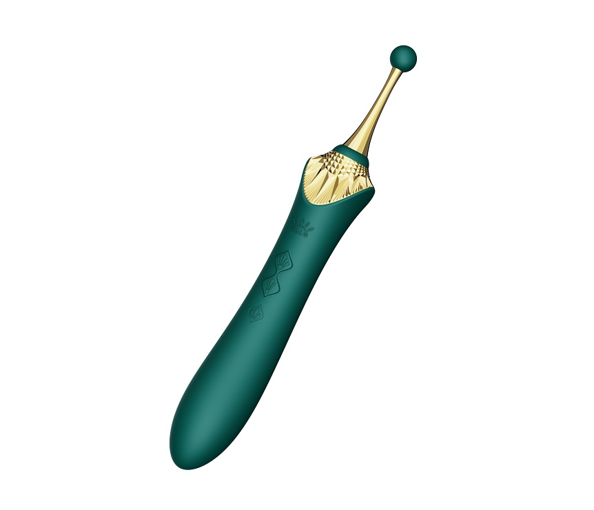 Zalo - Bess 2 Heating Dual Vibrator - Turquoise Green photo-4
