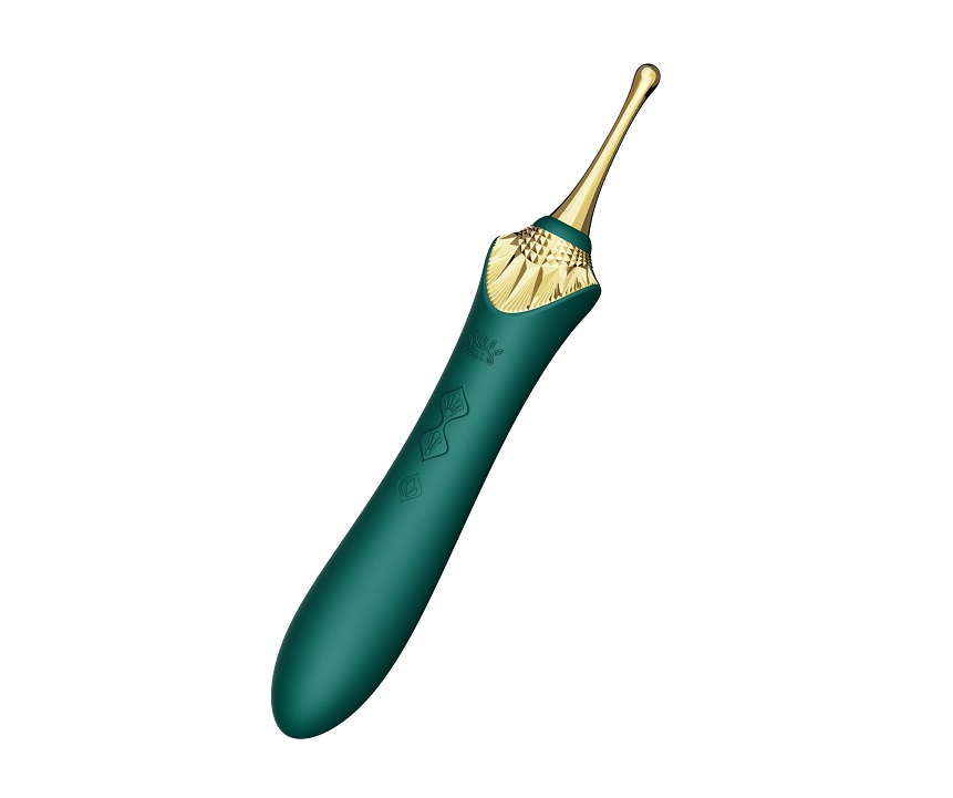 Zalo - Bess 2 Heating Dual Vibrator - Turquoise Green photo-6