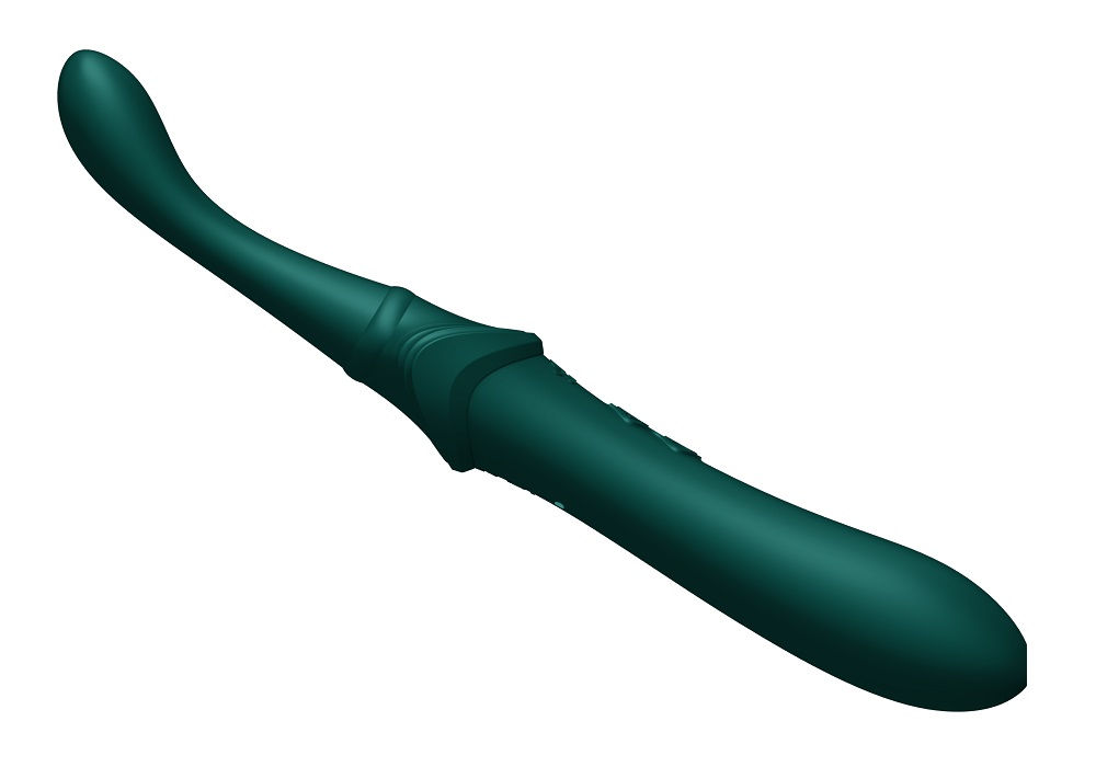 Zalo - Bess 2 Heating Dual Vibrator - Turquoise Green photo-8