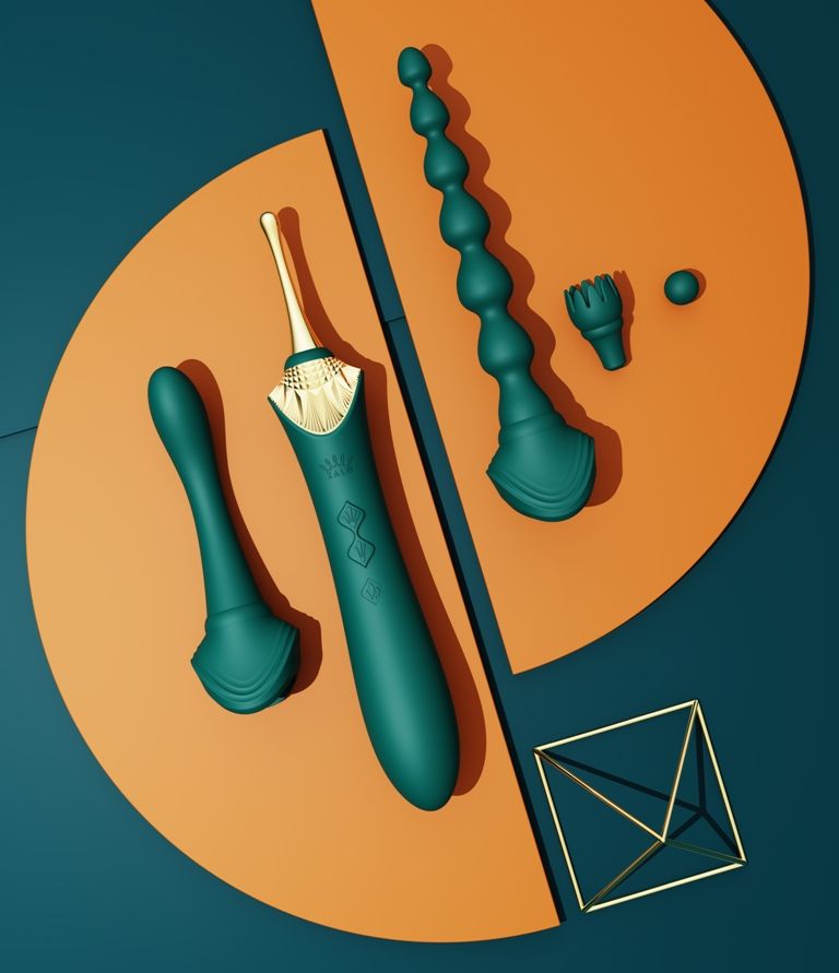 Zalo - Bess 2 Heating Dual Vibrator - Turquoise Green photo-11