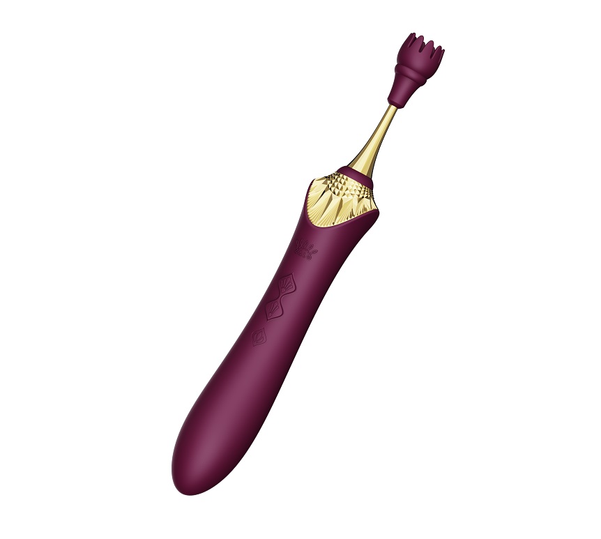 Zalo - Bess 2 Heating Dual Vibrator - Velvet Purple photo-5 Zalo - Bess 2 Heating Dual Vibrator - Velvet Purple photo-5