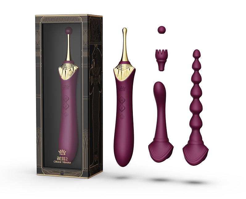 Zalo - Bess 2 Heating Dual Vibrator - Velvet Purple photo-12 Zalo - Bess 2 Heating Dual Vibrator - Velvet Purple photo-12