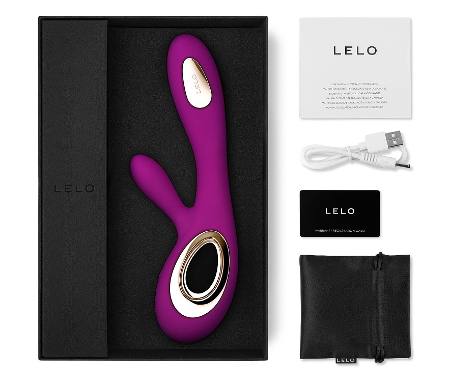 Lelo - Soraya Wave Rabbit Vibrator - Deep Rose photo-11