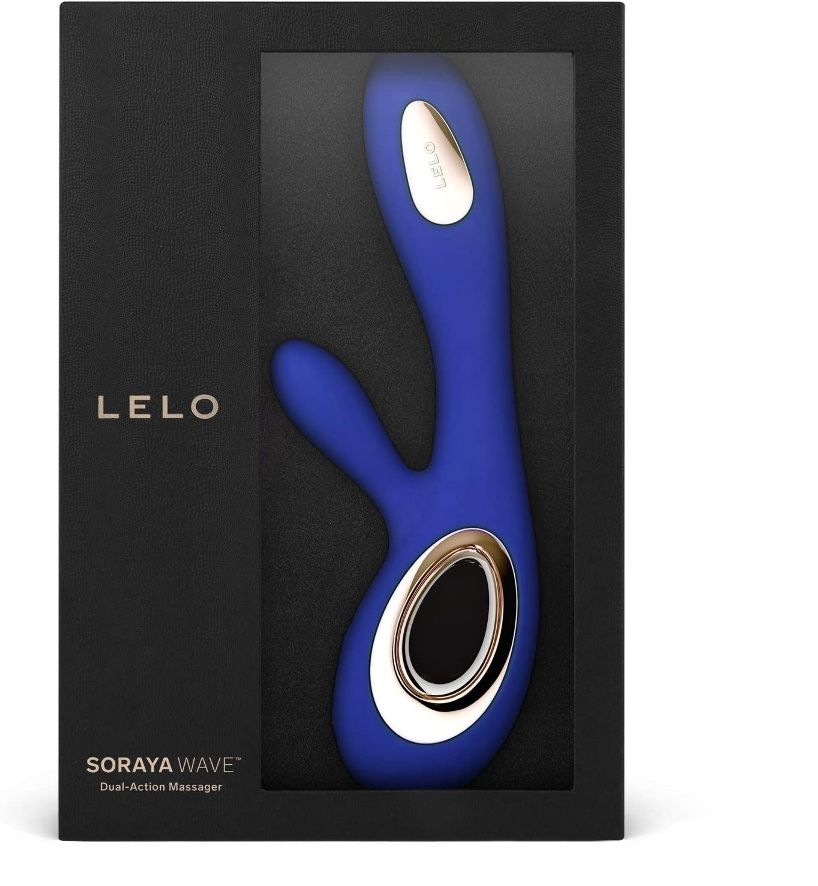 Lelo - Soraya Wave Rabbit Vibrator - Midnight Blue photo-12