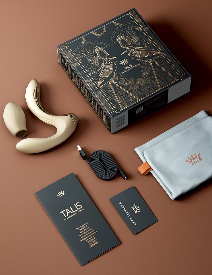 Zalo - Talis G-Spot PulseWave Vibrator - Ivory White photo-17