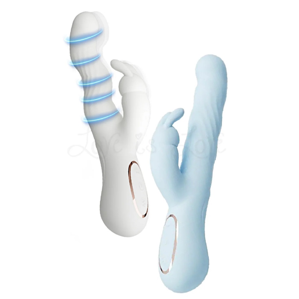 MyToys - MyWave Wriggling Vibrator - Blue photo-10
