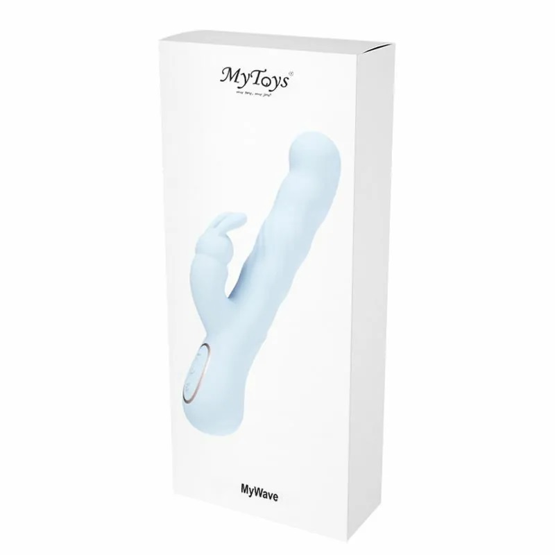 MyToys - MyWave Wriggling Vibrator - Blue photo-12