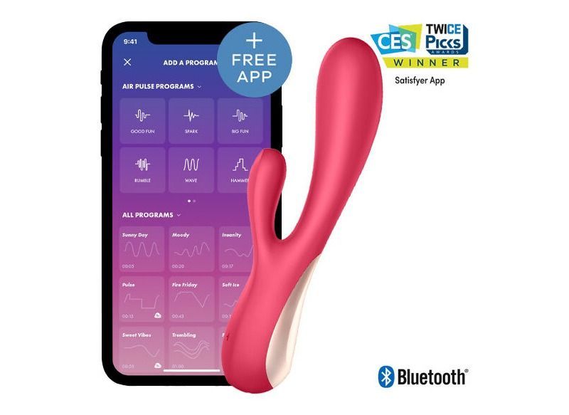 Satisfyer - Mono Flex Rabbit Vibrator - Red photo-2
