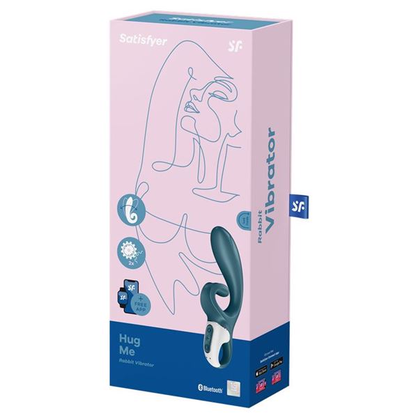 Satisfyer - Hug Me Rabbit Vibe - Bluegrey photo-4