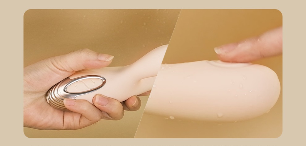 Drywell - Pada Rabbit Vibrator - Milk Tea photo-4