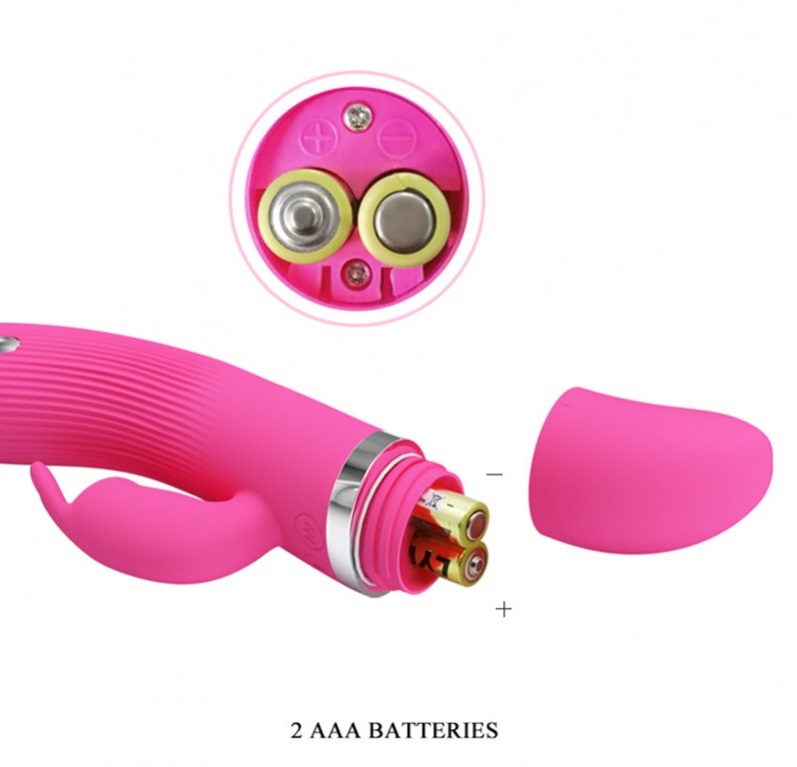 Pretty Love - Ingram Rabbit Vibrator w Electric Shock - Pink photo-8