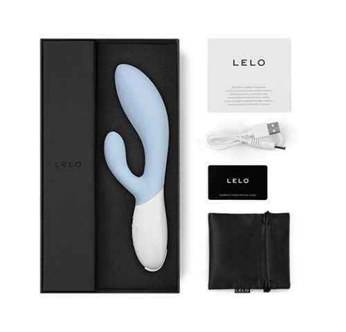 Lelo - Ina 3 Rabbit Vibrator - Seafoam photo-4