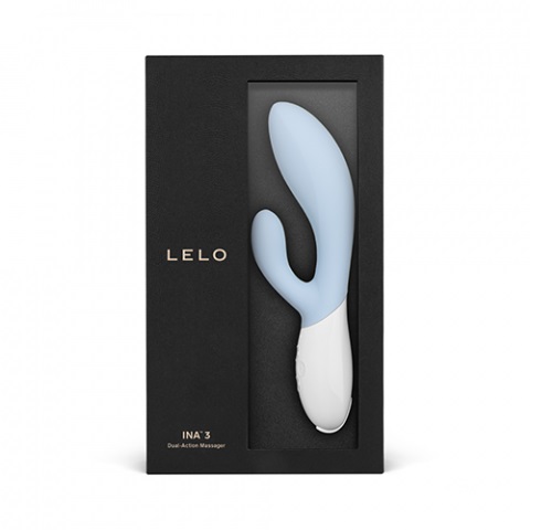 Lelo - Ina 3 Rabbit Vibrator - Seafoam photo-5