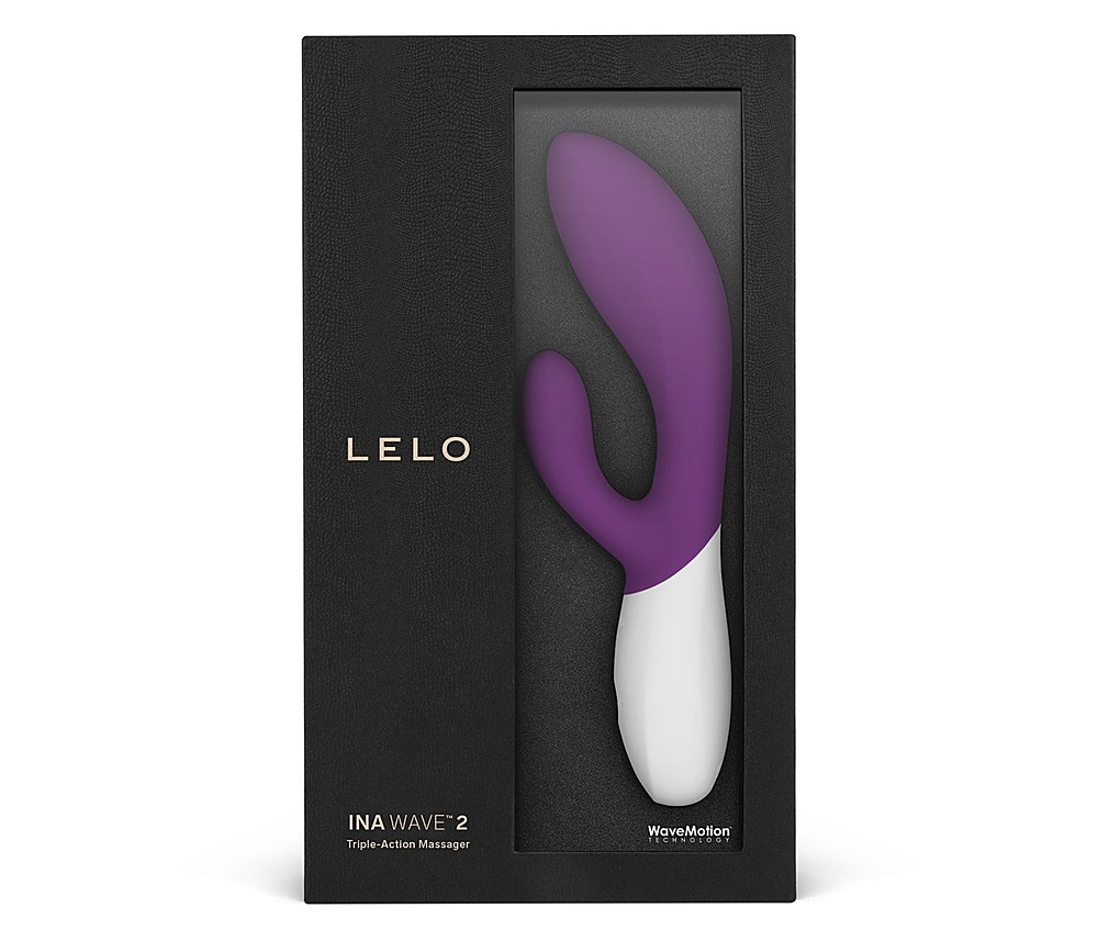 Lelo - Ina Wave 2 Rabbit Vibrator - Plum photo-9