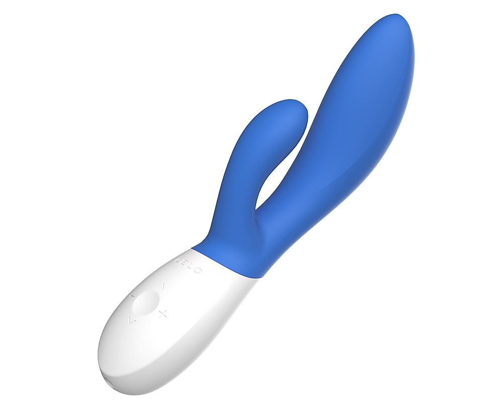 Lelo - Ina Wave 2 Rabbit Vibrator - Blue photo-3