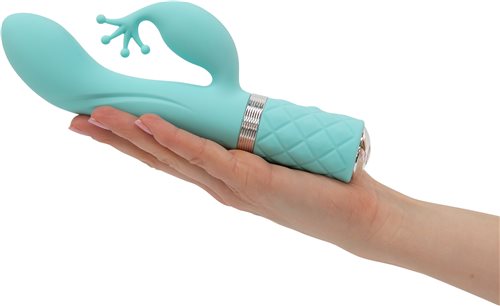 Pillow Talk - Kinky Rabbit Vibe - Teal photo-4