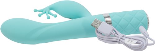 Pillow Talk - Kinky Rabbit Vibe - Teal photo-7